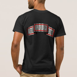 "PROFESSIONAL VOOR LANGE BEREIDING"-metaal T-shirt