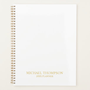 Professional White en Gold Planner