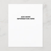 Professional WINDOW Clean Service Custom Business Flyer (Achterkant)