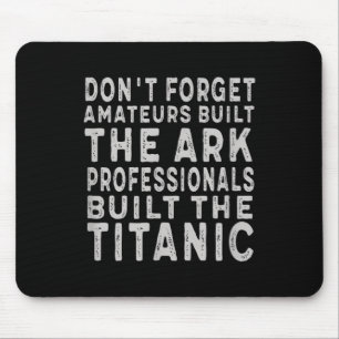 Professionals bouwden de Titanic met inspirerende Muismat