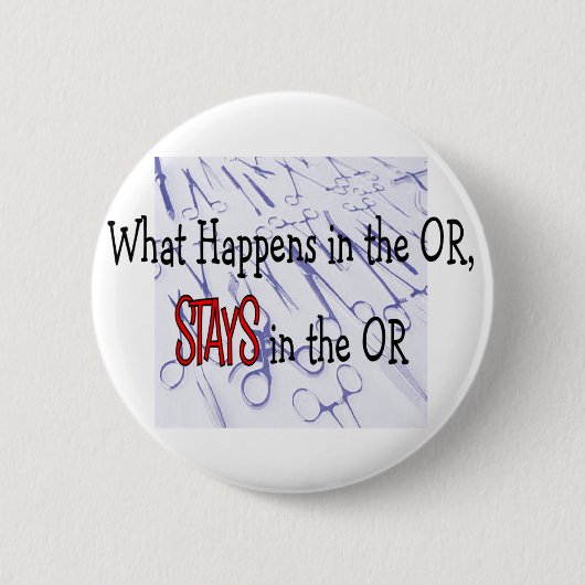 Professionals in chirurgie — Giften Ronde Button 5,7 Cm (Voorkant)