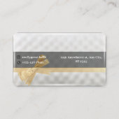 professionals uit de industrie, het exuteert elega visitekaartje (Achterkant)