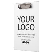 Professioneel Aangepast Bedrijf Logo Tekst Bedrijf Klembord (Links)