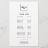 Professioneel aangepast logo Eenvoudige prijzen Se Flyer (Achterkant)