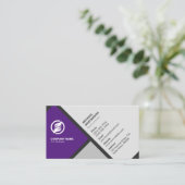 Professioneel, aangepast visitekaartje (Staand voorkant)