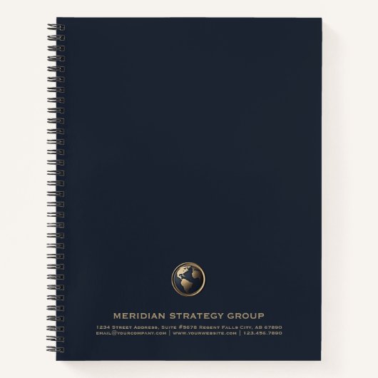 Professioneel advies Logo Opmerkingen Notitieboek (Voorkant)