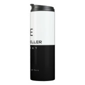 Professioneel (architect) Halfzwart, half wit Thermosbeker (Geroteerd rechts)