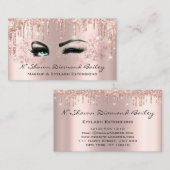 Professioneel, artistiek en groen Roos Blush Visitekaartje (Voorkant / Achterkant)