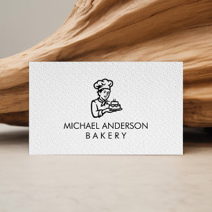 Professioneel bakkerij banketbakker visitekaartje