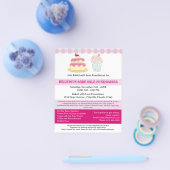 Professioneel bakverkoop fundraiser flyer (Enkel)