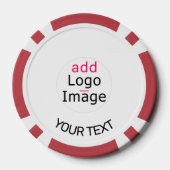 Professioneel Bedrijfs Chic Merk Poker Chips (Achterkant)