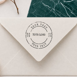 Professioneel bedrijfsbranding aangepaste rubberen rubberstempel