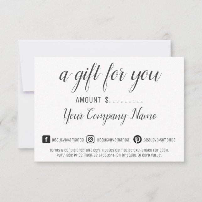 Professioneel bedrijfscertificaat op maat (Voorkant)