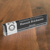 Professioneel bedrijfsleven naambordje (Zijkant)