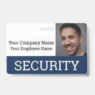 Professioneel beveiligingsbeambte foto ID Badge