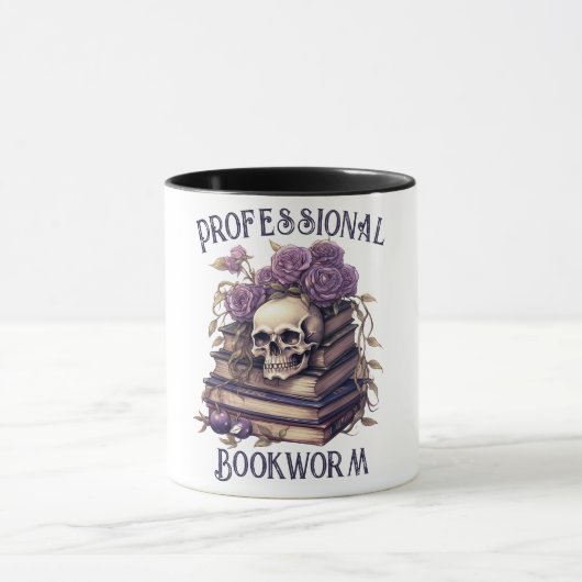 Professioneel Boekenwurm Mok (Midden)