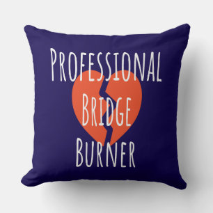 Professioneel bruggenblazer Funny sarcastisch bedr Kussen