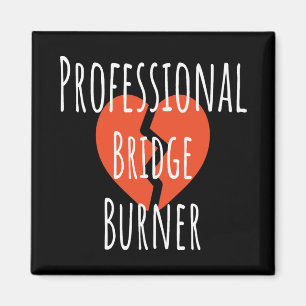 Professioneel bruggenbouwer Funny sarcastisch bedr Magneet