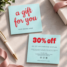 Professioneel cadeaukaartvoucher kortingskaart