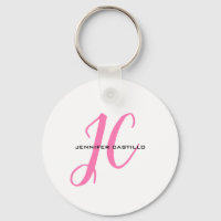 Professioneel Calligrafie Script Monogram Girly