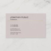 Professioneel creatief design met minimale dikte i visitekaartje (Voorkant)