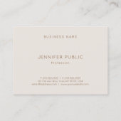 Professioneel design, luxe design visitekaartje (Achterkant)