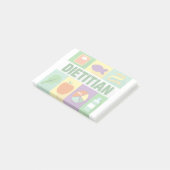 Professioneel Diëtist Iconisch Ontwerp Post-it® Notes (Schuin)