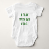 Professioneel diëtitisch pictogrammen ontworpen romper (Achterkant)