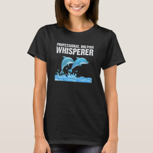 Professioneel Dolfijn Fluisteraar Duiken Marine T-shirt