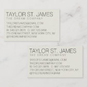 Professioneel dubbelzijdig Visitekaartje (Voorkant / Achterkant)