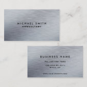 Professioneel edelmetalen visitekaartje (Voorkant / Achterkant)