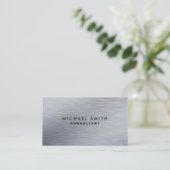 Professioneel edelmetalen visitekaartje (Staand voorkant)