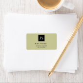 Professioneel eenvoudig etiket (Insitu)