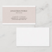 Professioneel eenvoudig grafisch ontwerp elegant d visitekaartje (Voorkant / Achterkant)