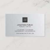 Professioneel, eenvoudig grafisch ontwerp met eleg visitekaartje (Achterkant)