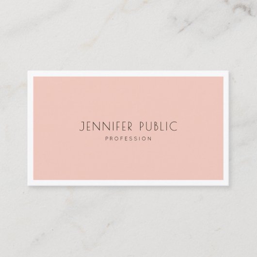 Professioneel, eenvoudig, minimaal, praktisch visitekaartje (Voorkant)