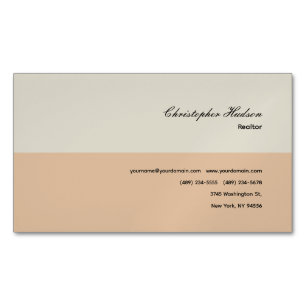 Professioneel Eenvoudig Onroerend goed Magnetisch Visitekaartje