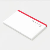 Professioneel Eenvoudig Onroerend goed Rood Wit Post-it® Notes (Schuin)