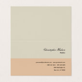 Professioneel Eenvoudig Onroerend goed Visitekaartjes (Buitenkant ongevouwen)