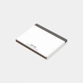 Professioneel eenvoudig voor hem: Schone Masculine Post-it® Notes (Schuin)