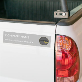 PROFESSIONEEL EIGEN LOGO ZAKELIJK MERK GRAY COMPAN BUMPERSTICKER