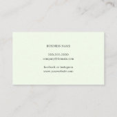 Professioneel elastisch voedingsdieet Gezondheid Visitekaartje (Achterkant)