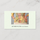 Professioneel elastisch voedingsdieet Gezondheid Visitekaartje (Voorkant)