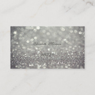 Professioneel Elegant Chic, Glitterend, Bokeh Visitekaartje