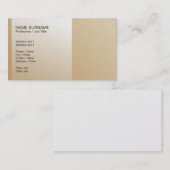 Professioneel Elegant Classy Luxe Premium Pearl Visitekaartje (Voorkant / Achterkant)