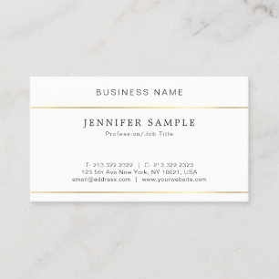 Professioneel, elegant design, eenvoudig visitekaartje