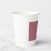 Professioneel elegant, eenvoudig minimalistisch, m papieren bekers (Rechts)