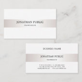 Professioneel, elegant, eenvoudig ontwerp, modern visitekaartje (Voorkant / Achterkant)