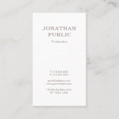 Professioneel elegant gewoon modern grafisch ontwe visitekaartje (Voorkant)