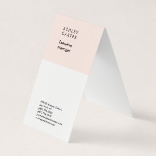 Professioneel elegant minimalistisch eenvoudig visitekaartjes
